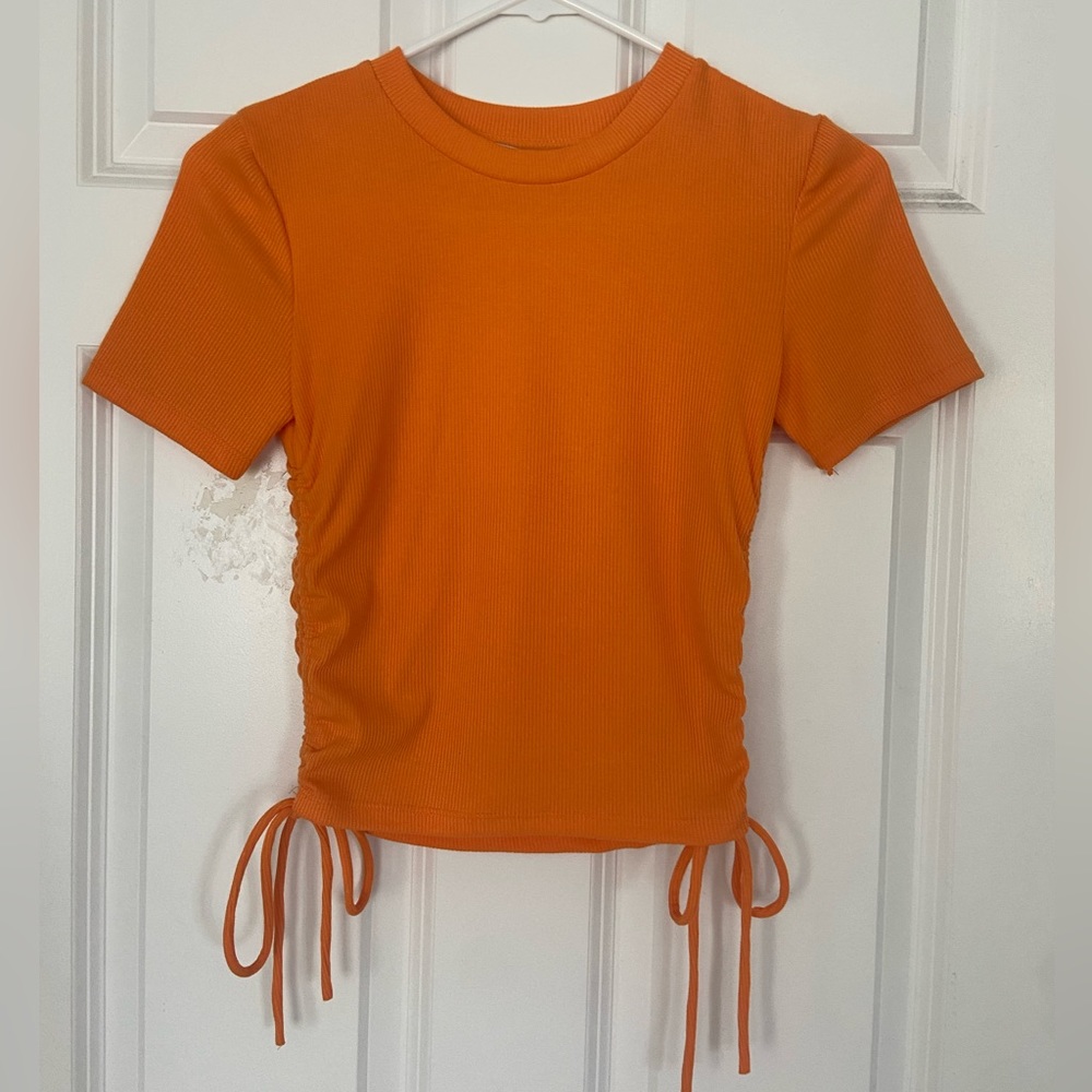 NWOT Zara Drawstring Side Ribbed Too